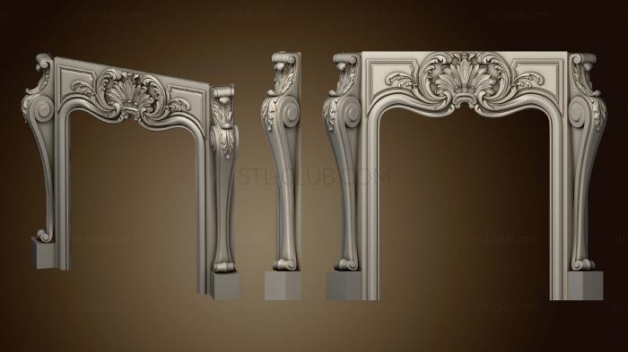 3D model Central part of the fireplace 2 (STL)