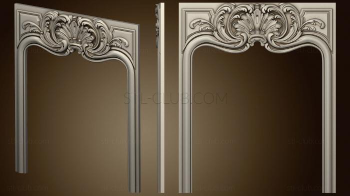 3D model Central part of the fireplace 3 (STL)