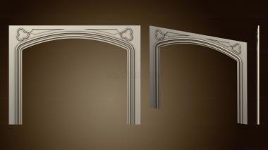 3D model Trefoil fireplace Portal (STL)