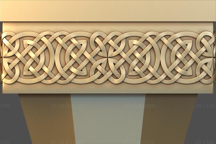 3D model Wide ornament (STL)