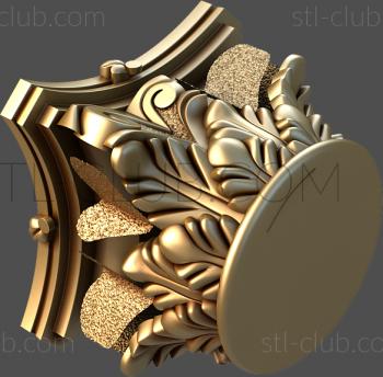 3D model Kapitel classic, 3d STL model for CNC (STL)