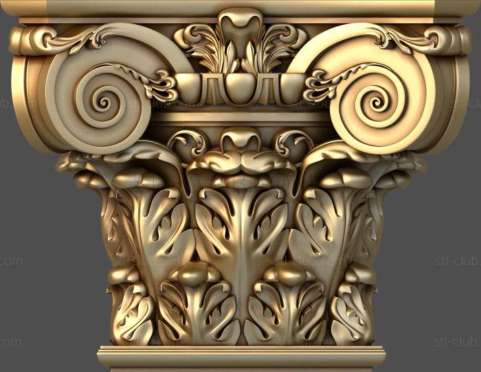 3D model 3d stl model of capitals (STL)