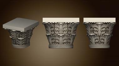 3D model Capital elements of the temple in Alapaevsk (STL)