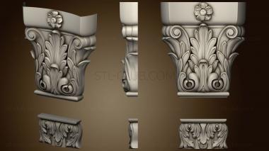 3D model Two capitals (STL)