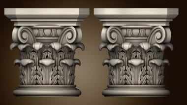 3D model The capital is carved (STL)