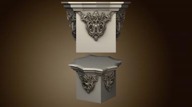 3D model Capital carving model (STL)