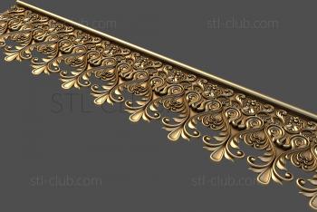 3D model Ornament with leaves (STL)