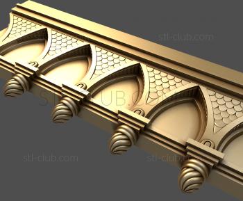 3D model Pointed arches (STL)