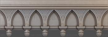 3D model Pointed arches (STL)