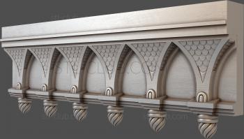 3D model Pointed arches (STL)