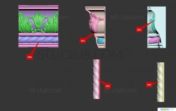 3D мадэль Угловой большой акант (STL)