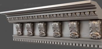 3D model Carved consoles (STL)