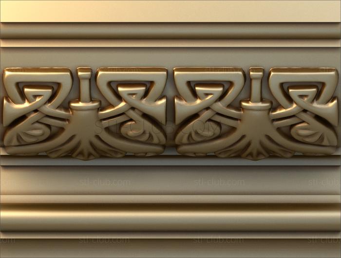 3D model Egyptian pattern (STL)