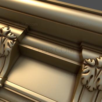 3D model Console with acanthus (STL)