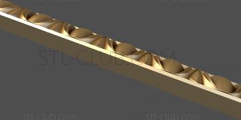 3D model Oval medallion-2 corner (STL)