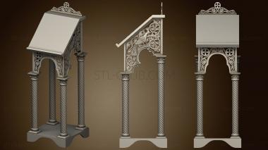 3D model Church kiosk (STL)