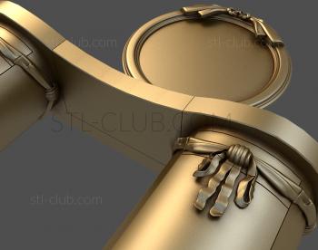 3D model Satin ribbon circle (STL)