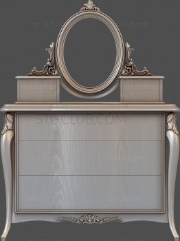 3D model Mirror in a strict oval (STL)