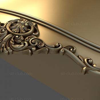 3D model Carved curls (STL)