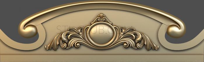 3D model Medallion and acanthus (STL)