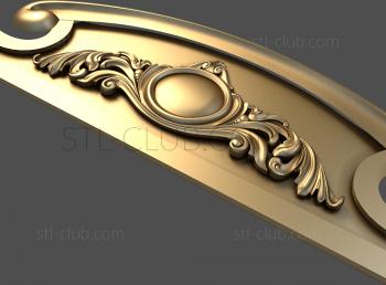 3D model Medallion and acanthus (STL)