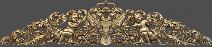 3D model The double-headed eagle and the angels (STL)