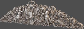 3D model The double-headed eagle and the angels (STL)