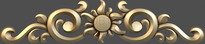 3D model Sun curls (STL)