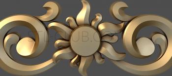 3D model Sun curls (STL)