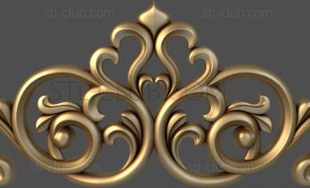 3D model Oriental motif (STL)