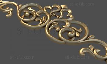 3D model Oriental motif (STL)