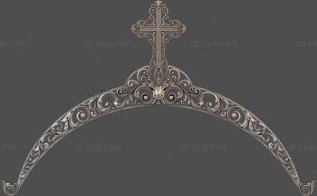 3D model Carved cross (STL)