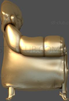 3D мадэль 3d stl модель корпуса кресла, файл для чпу (STL)