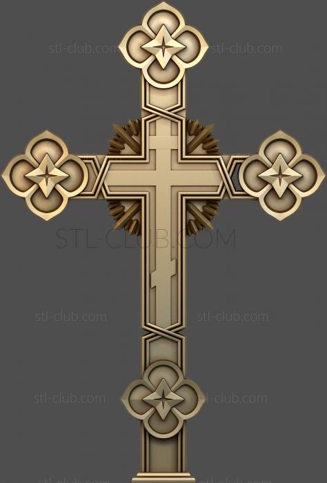 3D model Cross, 3d stl model for cnc machine tool (STL)