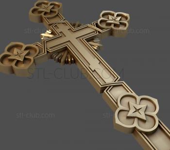 3D model Cross, 3d stl model for cnc machine tool (STL)