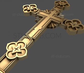 3D model Cross, 3d stl model for cnc machine tool (STL)