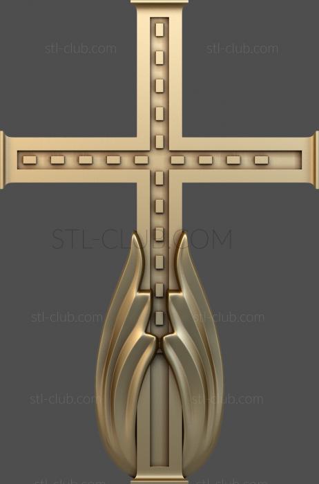 3d stl cross model