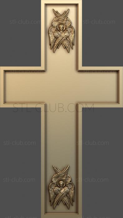 3D model Cross, 3d stl model for cnc machine tool (STL)