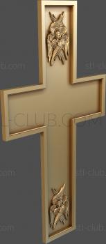 3D model Cross, 3d stl model for cnc machine tool (STL)