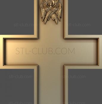 3D мадэль крест, 3d stl модель для ЧПУ станка (STL)