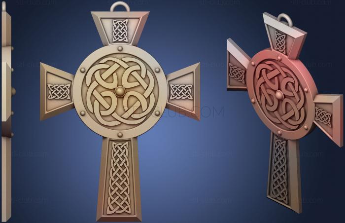 Celtic Cross Necklace tree Ornament