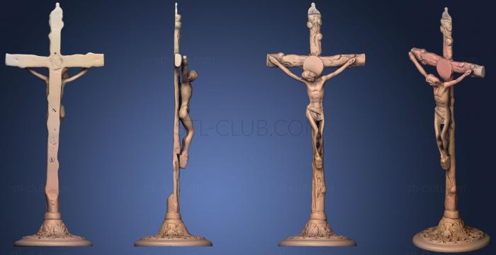 3D model Jesus Christ on the cross (STL)