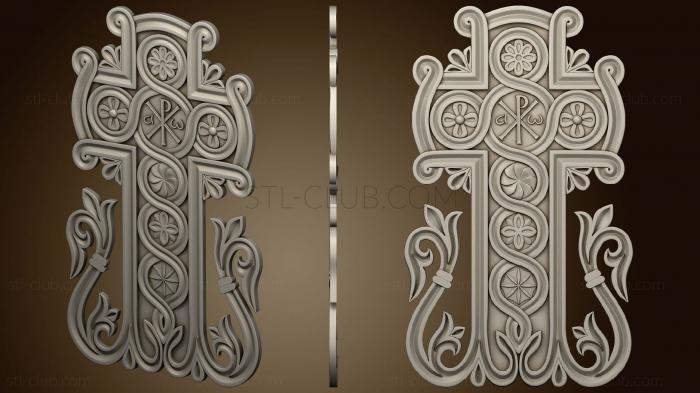 3D model Carved cross (STL)