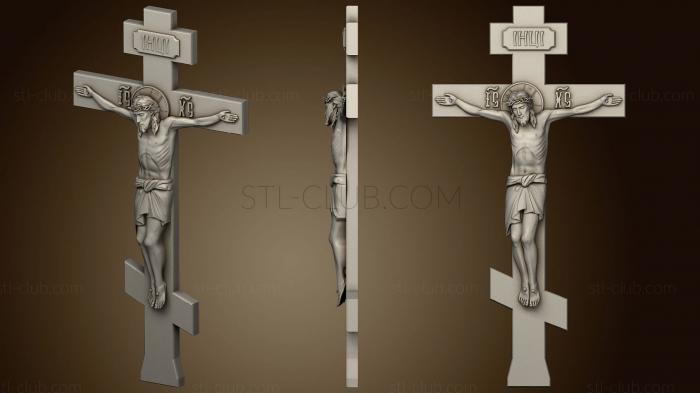 Crucifixion and pommel with Jesus