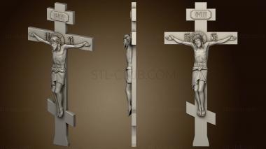 3D model Crucifixion and pommel with Jesus (STL)