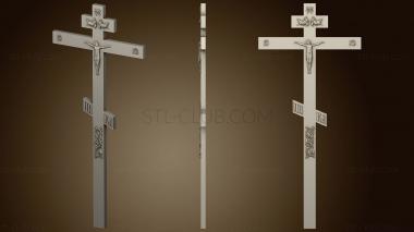 3D model Crucifixion with angels above (STL)