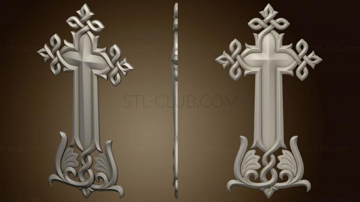 Кресты и распятия Резной крест с декором