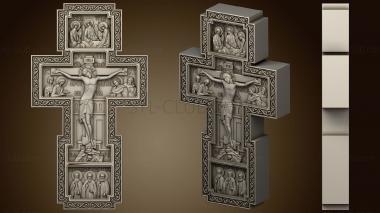 3D model The Crucifixion with Jesus and the Saints version 4 (STL)