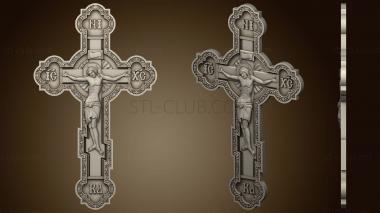 3D model Cross crucifixion with Jesus Christ (STL)