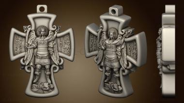 3D model Pendant with an archangel (STL)